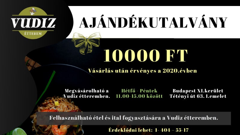 ajándékutalvány 10000 Ft
